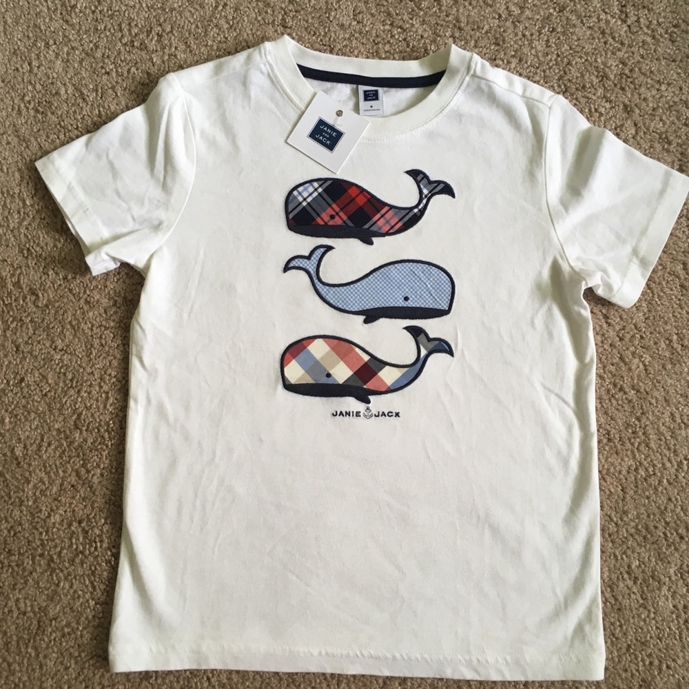 NWT Janie and Jack tee, size 6